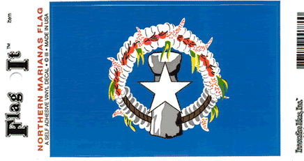 Northern Marianas Vinyl Flag Decal