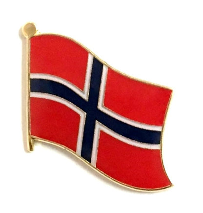 Norway Flag Lapel Pins - Single