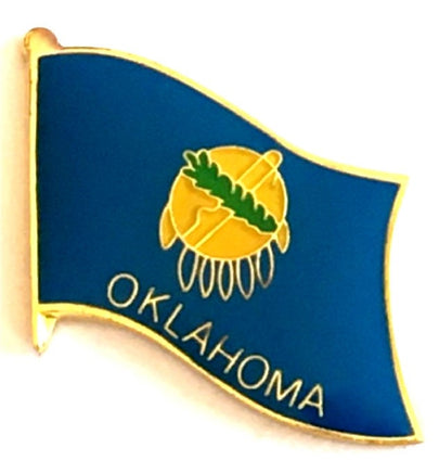 Oklahoma State Flag Lapel Pin - Single