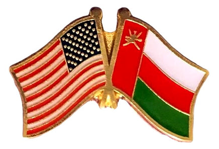 Oman Friendship Flag Lapel Pins