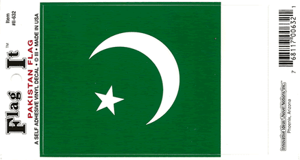 Pakistan Vinyl Flag Decal