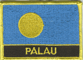 Palau Flag Patch - With Name