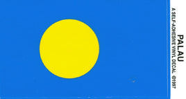 Palau Vinyl Flag Decal