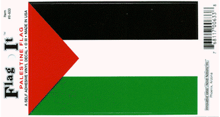 Palestine Vinyl Flag Decal