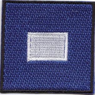 Papa Nautical Signal Flag Patch