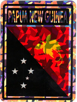 Papua New Guinea Reflective Decal