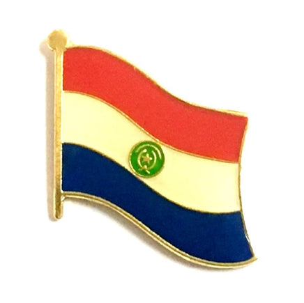 Paraguay Flag Lapel Pins Single