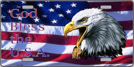 Patriotic License Plate US-1445