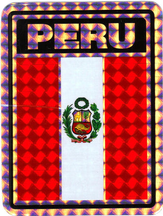 Peru Reflective Decal