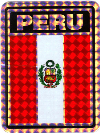 Peru Reflective Decal