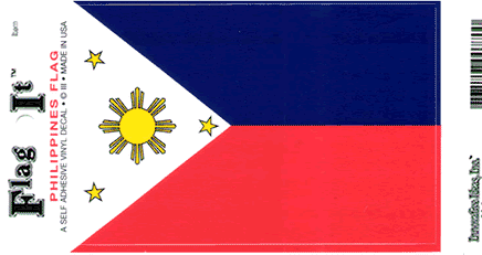 Philippines Vinyl Flag Decal