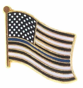 Police Memorial Flag Pin