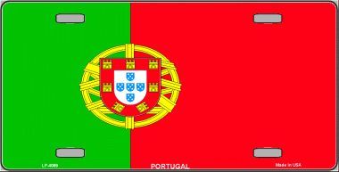 Portugal Flag License Plate