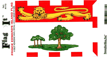 Prince Edward Island Flag Decal