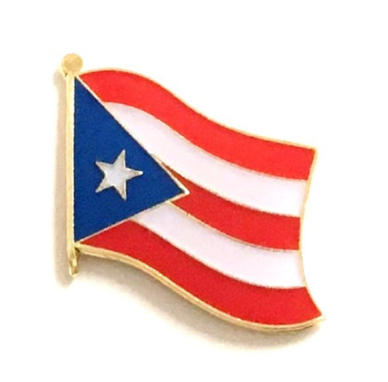 Puerto Rico Flag Lapel Pins - Single