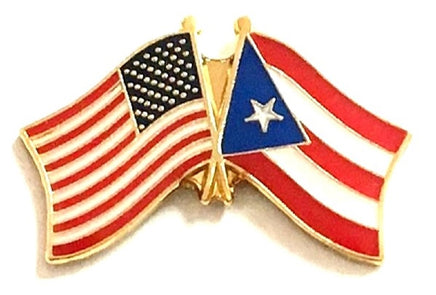 Puerto Rico Friendship Flag Lapel Pins