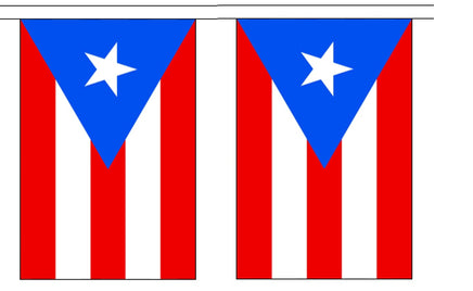 Puerto Rico String Flag Bunting