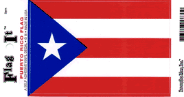 Puerto Rico Vinyl Flag Decal