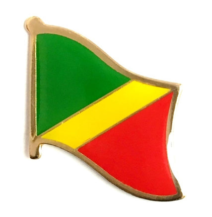 Republic of Congo Flag Lapel Pins - Single