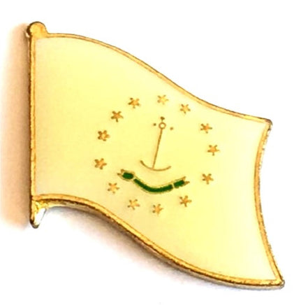 Rhode Island State Flag Lapel Pin - Single