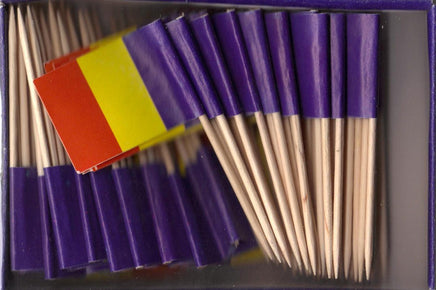 Romania Toothpick Flags