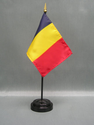 Romanian Deluxe Miniature Flag