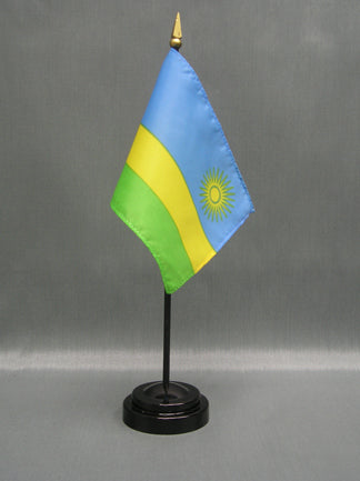 Rwanda Deluxe Miniature Flag