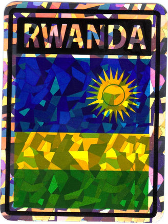 Rwanda Reflective Decal