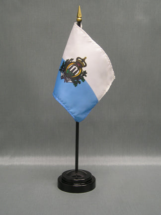 San Marino Deluxe Miniature Flag