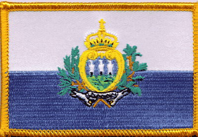 San Marino Flag Patch