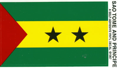 Sao Tome Vinyl Flag Decal