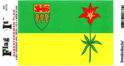 Saskatchewan Flag Decal