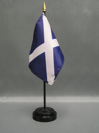 Scotland St. Andrews Cross Deluxe Miniature Flag
