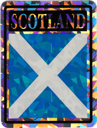 Scotland St. Andrews Cross Reflective Decal