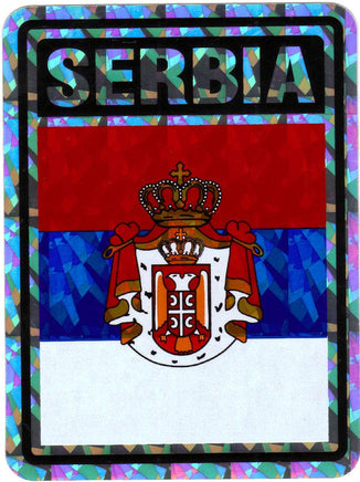 Serbia Reflective Decal