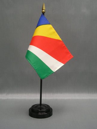 Seychelles Deluxe Miniature Flag