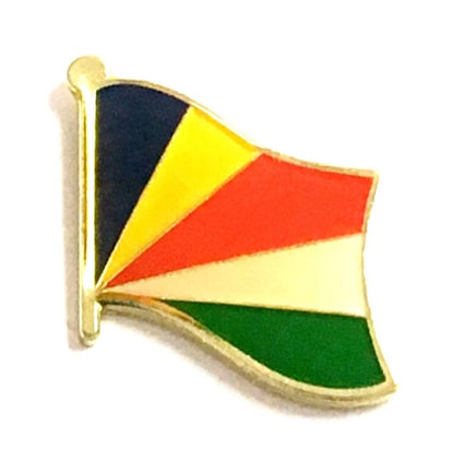Seychelles Flag Lapel Pins - Single