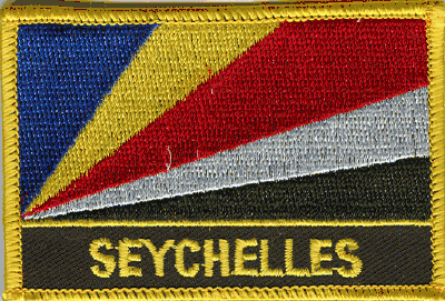 Seychelles Flag Patch - With Name