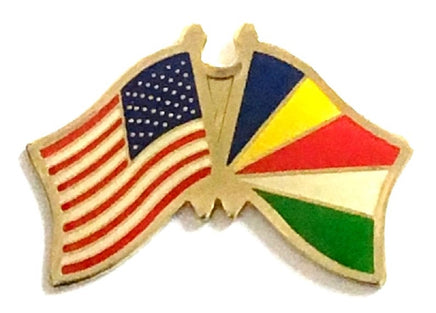 Seychelles Friendship Flag Lapel Pins