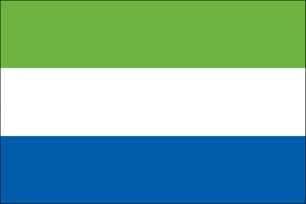 Sierra Leone 3'x5' Nylon Flag