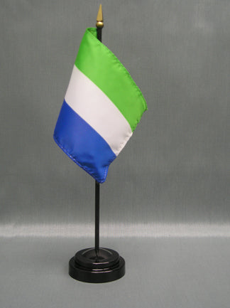 Sierra Leone Deluxe Miniature Flag