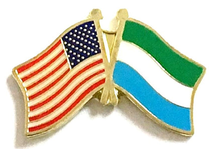 Sierra Leone Friendship Flag Lapel Pins
