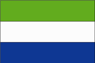 Sierra Leone Polyester Flag