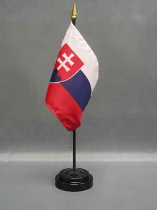 Slovakian Deluxe Miniature Flag