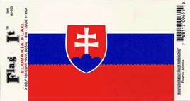 Slovakian Vinyl Flag Decal