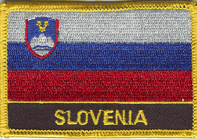 Slovenia Flag Patch - With Name