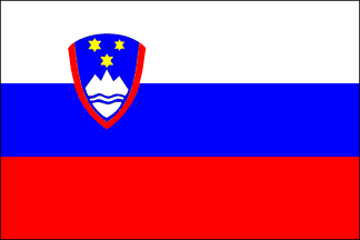 Slovenian Polyester Flag