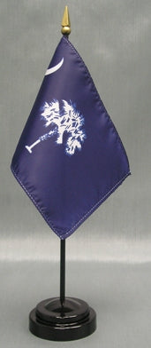 South Carolina Miniature Table Flag - Deluxe