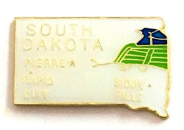 South Dakota State Lapel Pin - Map Shape