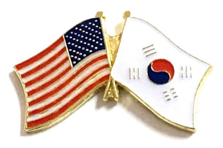 South Korean Friendship Flag Lapel Pins